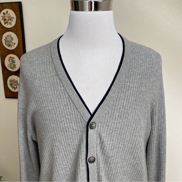 Jos A Bank Silk Blend Ribbed Cardigan - Picture 2 of 11